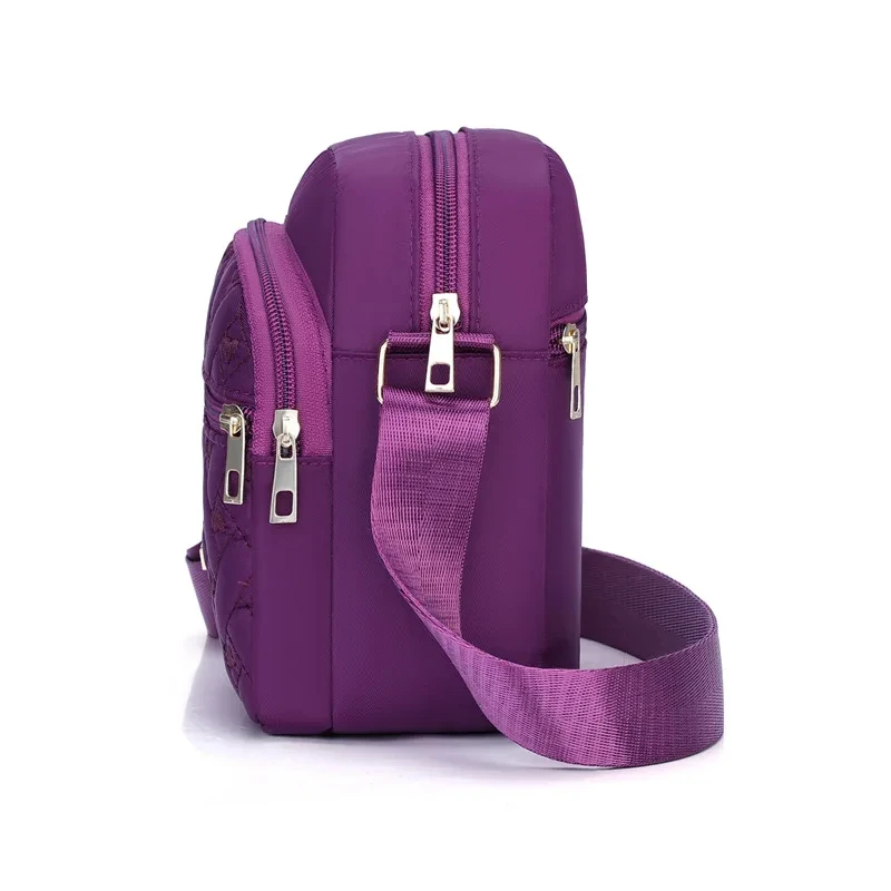 Damska torba na telefon komórkowy Mini Nylon Crossbody Telefon komórkowy Gotówka Damska torba Portfel Portmonetka Torba na ramię Wodoodporna na co dzień — zdjęcie 7
