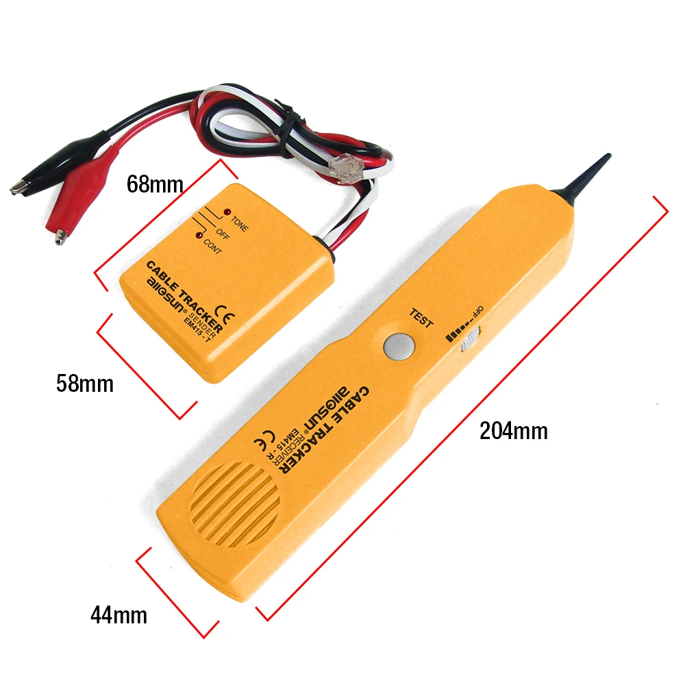 all-sun EM415 Telephone Network Phone Cable Wire Tracker Phone Generator Tester Diagnose Tone Networking Tools