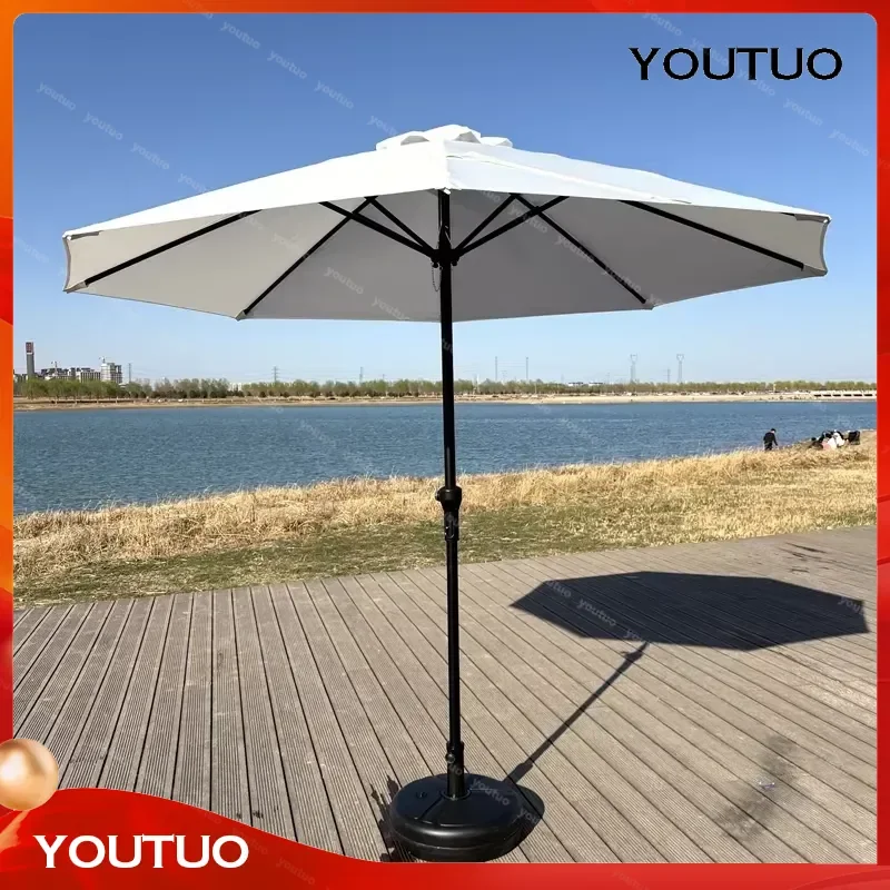 for Heavy Duty Modern Beach Umbrella 1pcs Commercial Parasol for Garden Patio Market Outdoor Furniture 1.35m Radii for Hotels