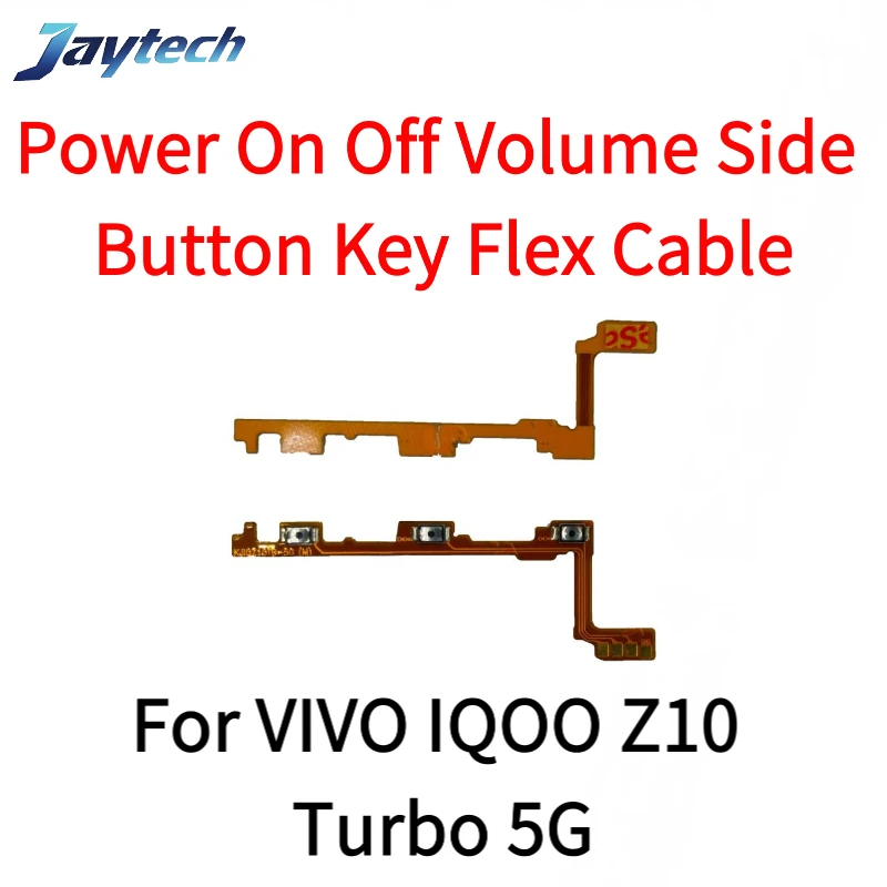 

10PCS For VIVO IQOO Z10 Turbo 5G Power On Off Volume Side Button Key Flex Cable For VIVO IQOO NEO 10 Pro Plus 5G