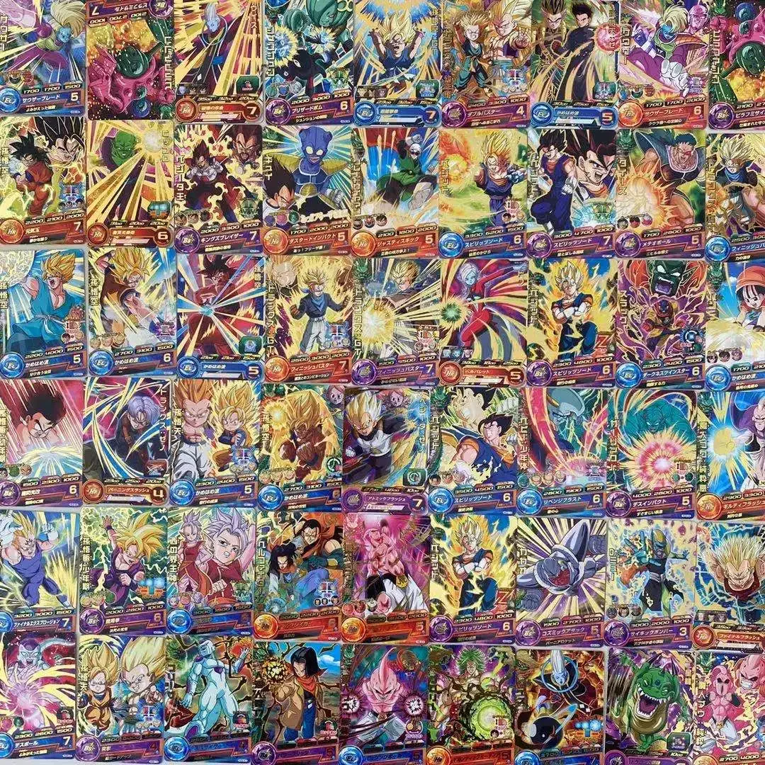 Genuine Japanese Dragon Ball Laser Card 3D Collection Card Vegeta Buu Frieza Supreme Kai Kuririn Shenron Super Saiyan Card