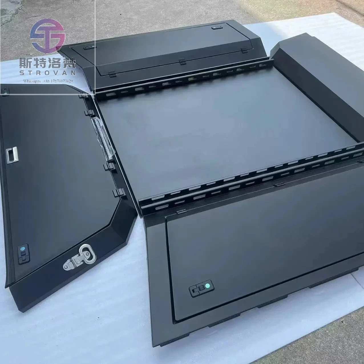 

4x4 off road heavy duty Pickup Truck tub Top Cap For gmcs sierra 1500 2500 Aluminum leak-proof Hard Top Canopy storage box