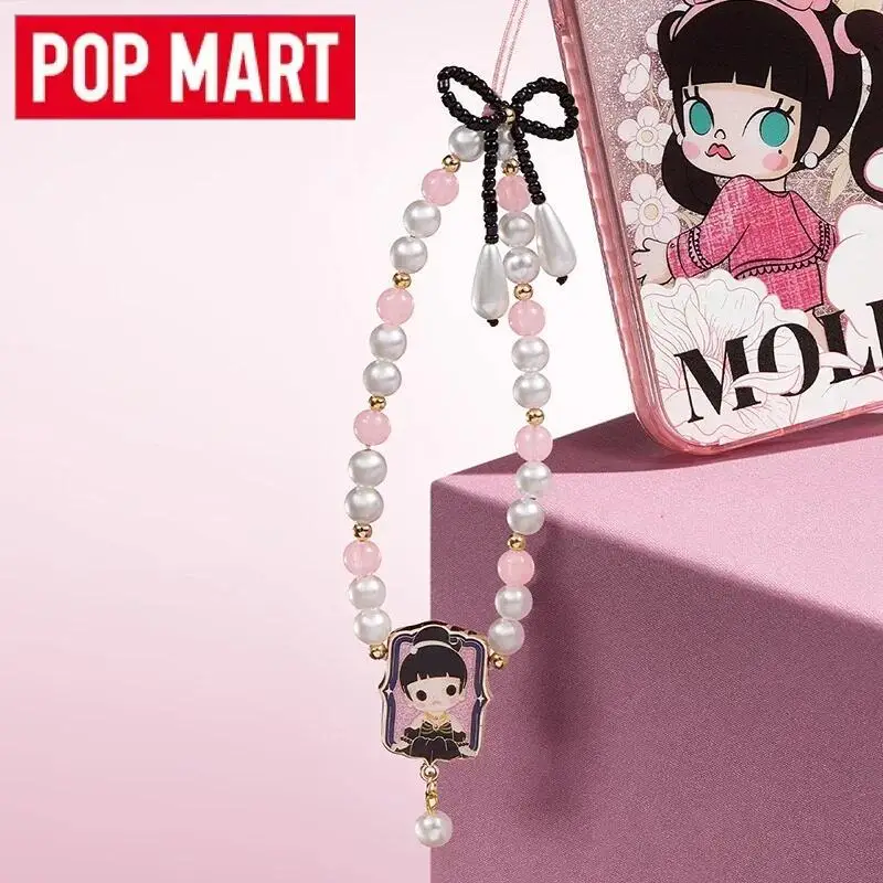 

POP MART MOLLY Daily Look Series-Phone Charm Kawaii Anime Action Figure Caixa Caja Surprise Mystery Box Doll Gift Blind Box Toys