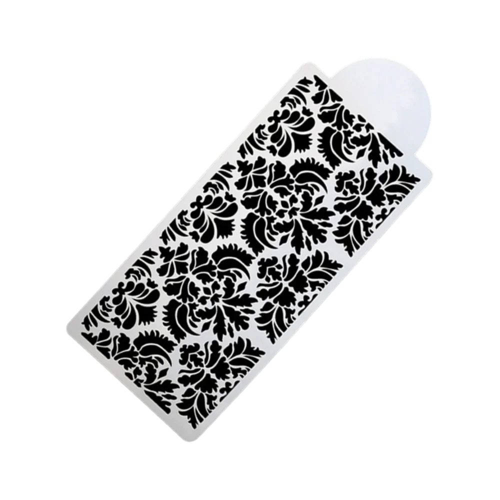 

2PCS Pastry Making Baking Mould Sugarcraft Cupcake Stencil Cake Decorating Tool Cake Damask Lace Border Fondant Mold