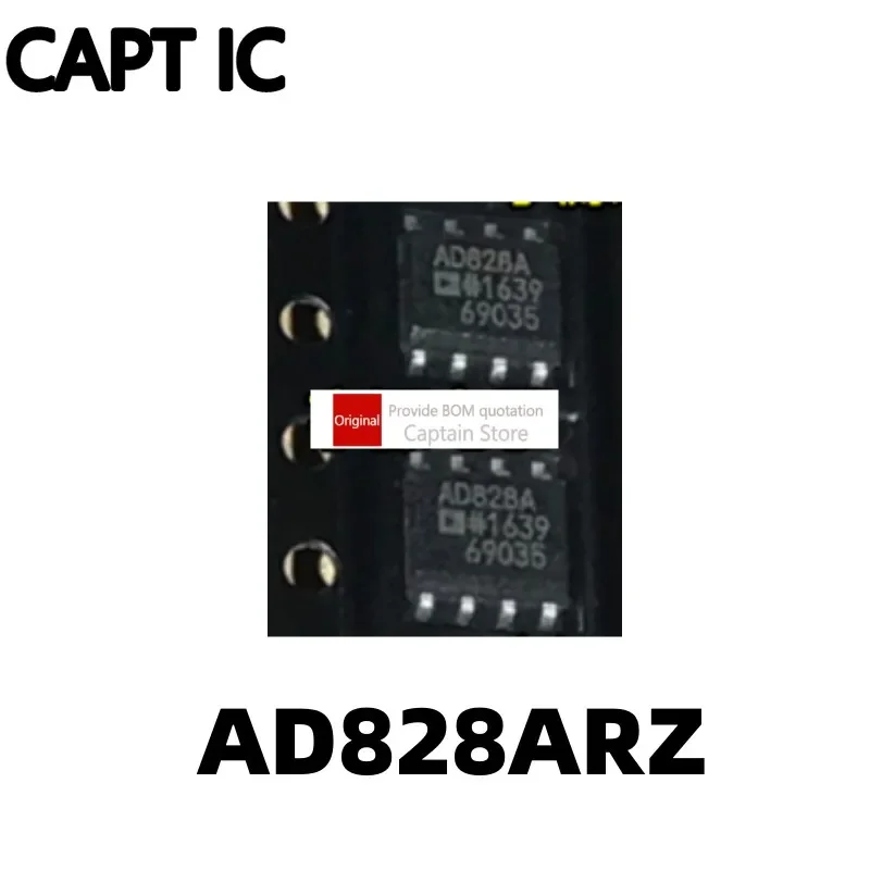 1PCS AD828 AD828A AD828ARZ SOP8 chip standard dual operational amplifier chip