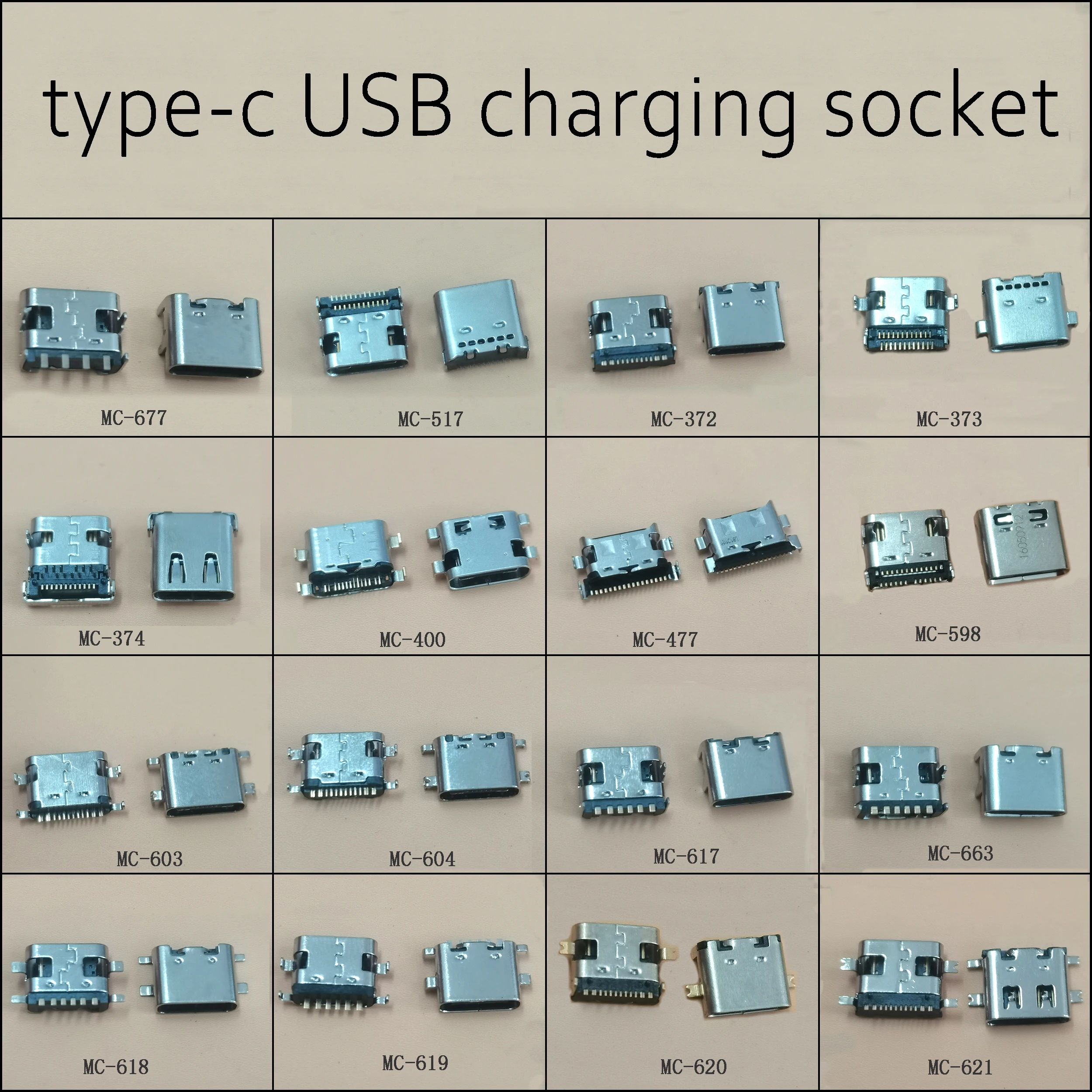 10 stücke Typ C 4 6 18 24 Pin SMT USB Port Buchse USB 3,1 Weibliche Lade Port SMD DIP für Huawei Samsung Lenovo Laptop Stecker – Detail 1