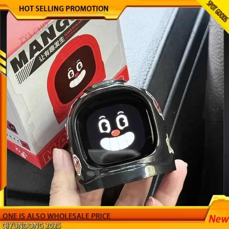 

New Mangogo Intelligent Car Mounted Electronic Pet Toy With Facia Expressions Trendy Vehicle Companion Decorations For Kids