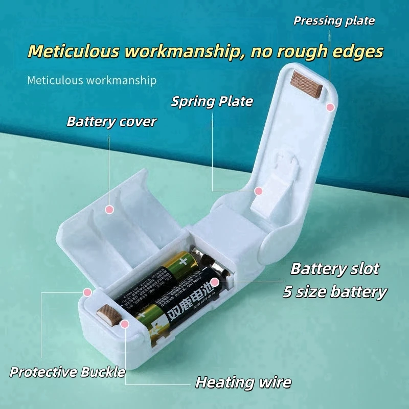 Mini sealing machine, plastic sealing machine, can replace the battery, home, commercial can be, sealing machine, small,portable