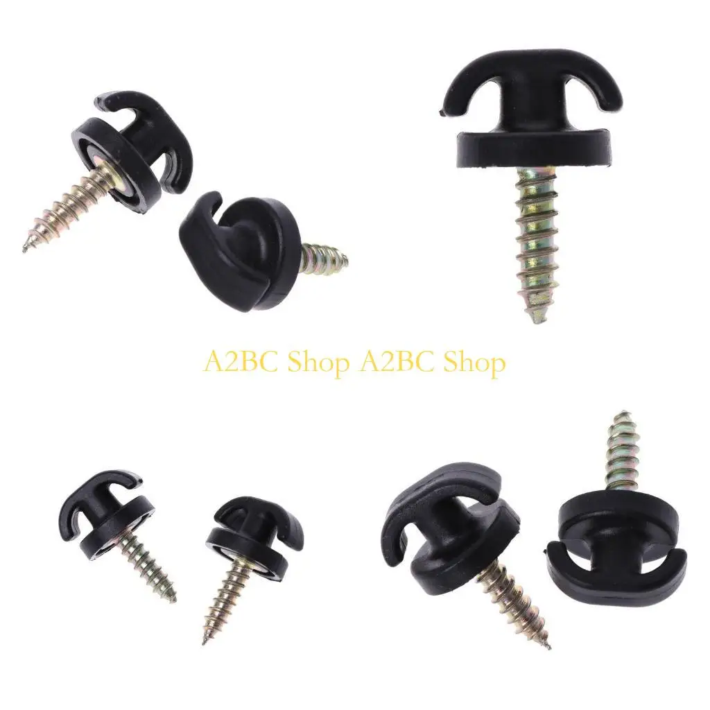

A2BC 2 Pcs Universal Car Rear Trunk Envelope Cargo Net Tie Down Hook Ring Loop Hangin