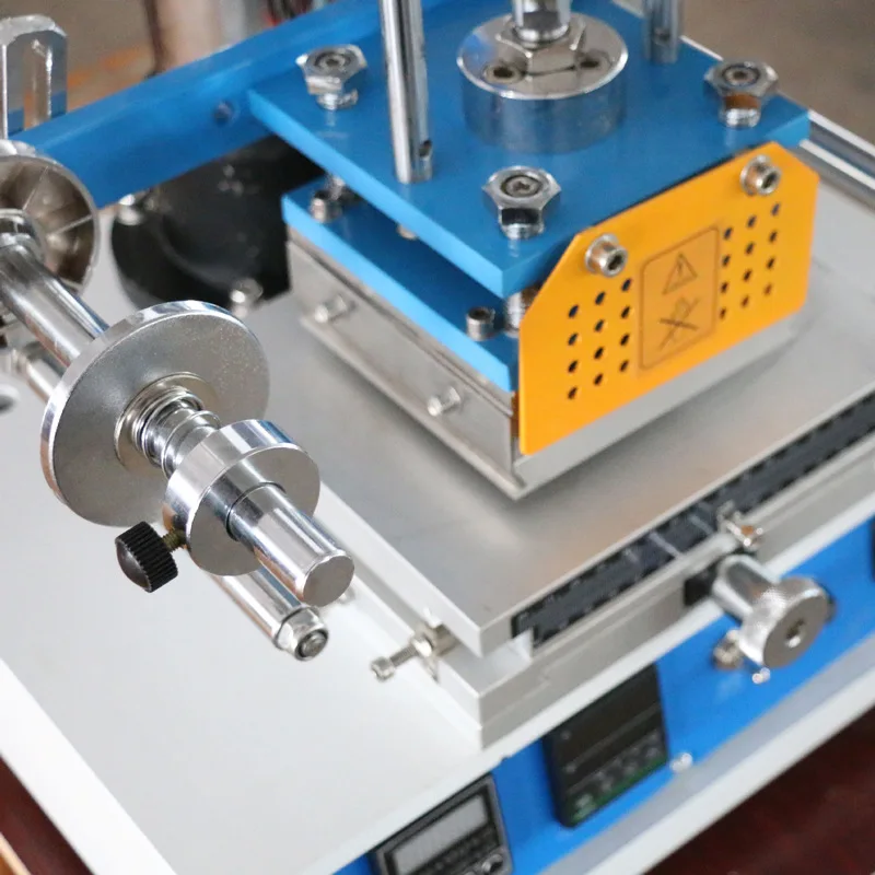 Desktop Pneumatic Heat Press Machine 819H2 China Small Logo Trademark Fine Adjustment Workbench High Precision