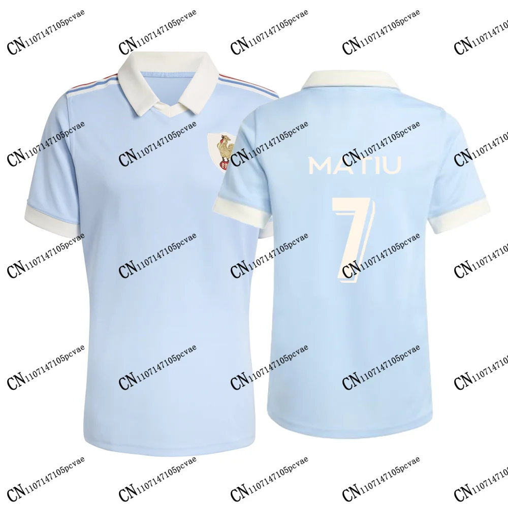 

Player's Digital Name 3D Printed Version New 2026 French Rugby Short Sleeve 120th Anniversary Edition Jersey Polo T-shirts