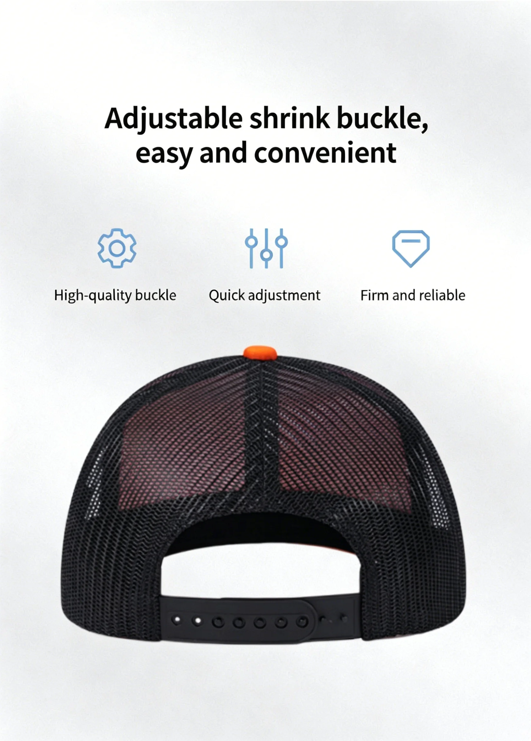 Unisex 8 Lines On The Brim Of The Hat Baseball Net Caps Spring and Summer Outdoor Adjustable Casual Hats Sunscreen Hat