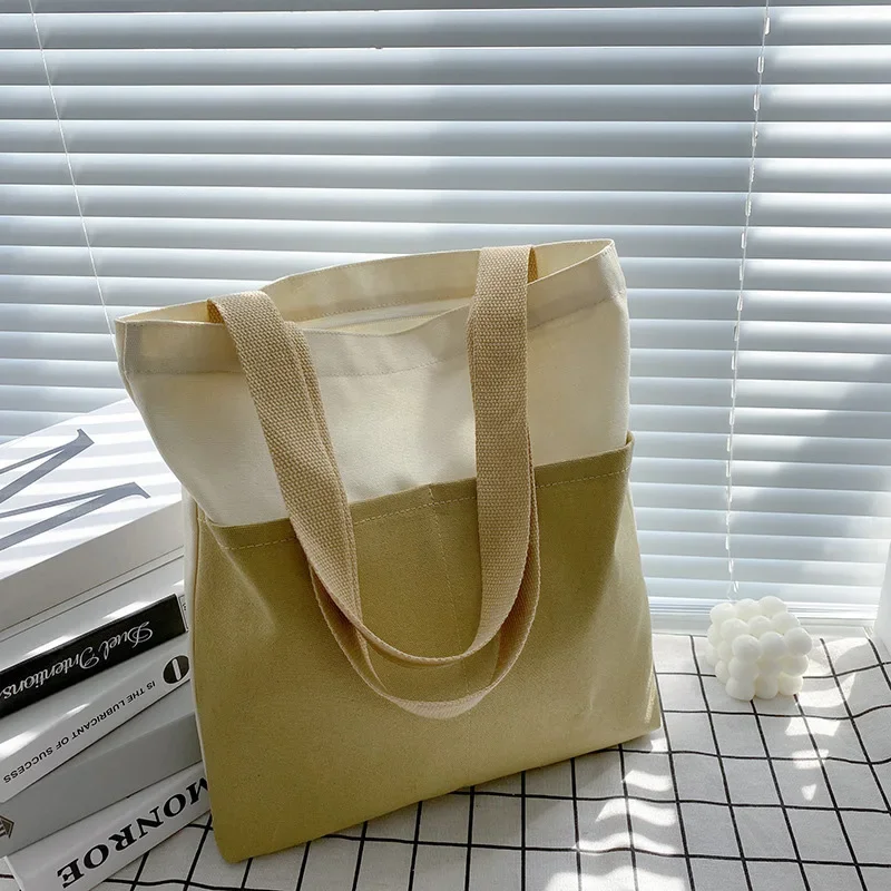 Bolso de lona INS para mujer con cremallera, bolsos Hobo, bolso de gran capacidad, bolso holgado, bolso de viaje para ir al trabajo, monederos y bolsos