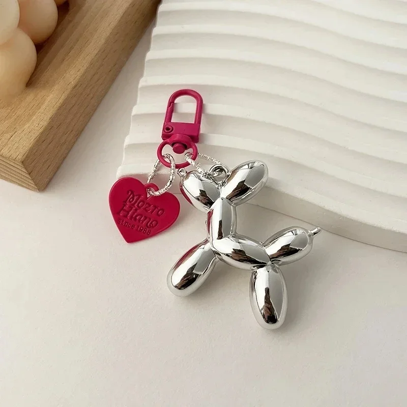 Y2K Balloon Dog Keychain Models for Girls Sweet Ins Style Balloon Dog Phone Chain Key Buckle Accessories Bag Pendant Toys New image 6