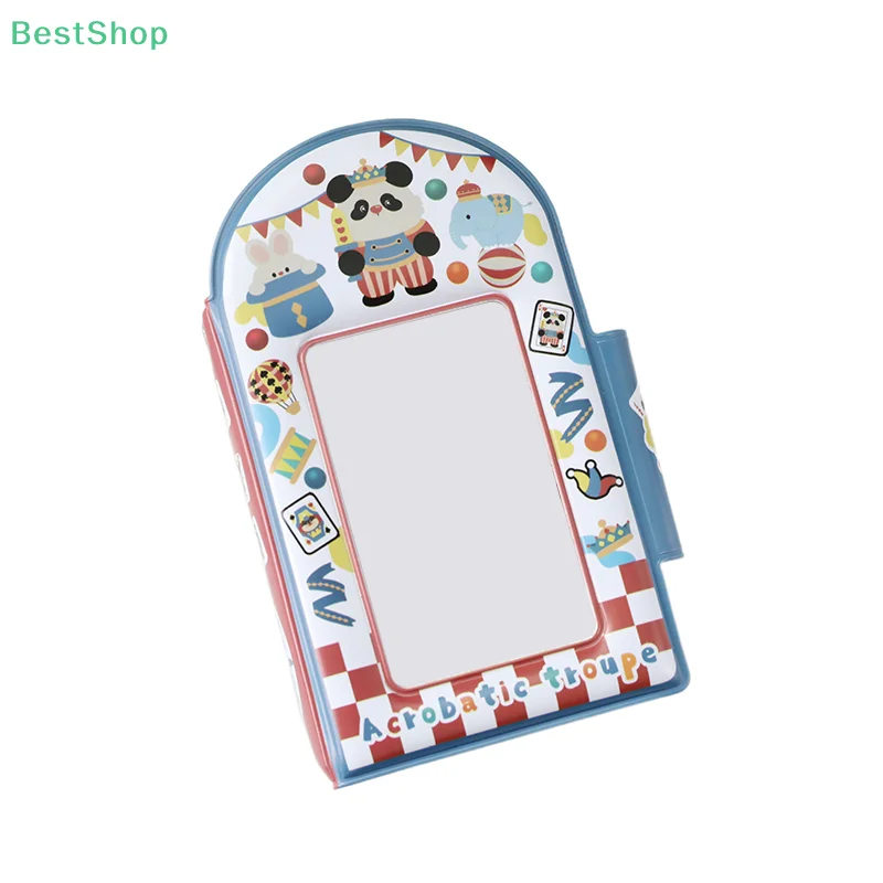 かわいいフォトアルバム 3 インチフォトカードホルダーアイドルカードバインダーコレクションブック 32 ポケットブックアルバムフォトカード収納ケース