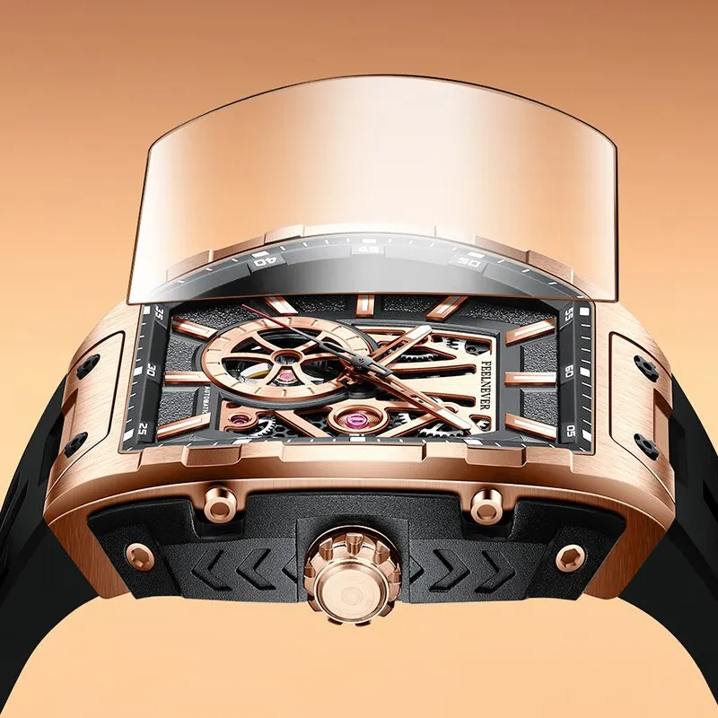 ساعات سافير توربيون للرجال من أفضل العلامات التجارية الفاخرة ساعة غطاس للرجال ساعة يد ميكانيكية أوتوماتيكية للرجال