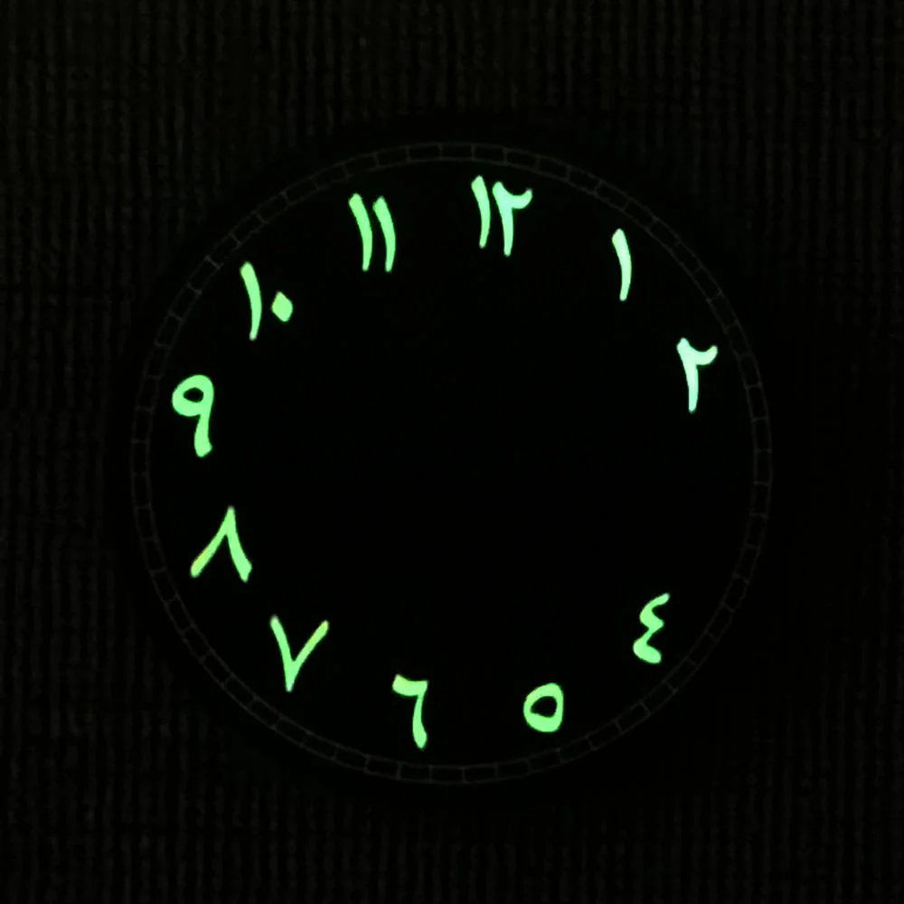 29mm Sterile Watch  Pink  Green Black Purple Dial fit NH35 NH36  Movement  dial Green Luminous