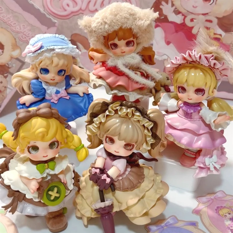 

Miana Retro Shop Series Blind Box Cute Anime Figure Miana Mystery Box Surprise Bag Desktop Ornament Anime Doll Toy Surprise Gift