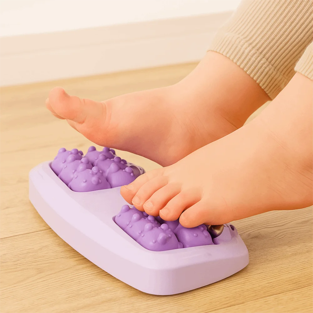 

Tri-Color Foot Massager Roller Four Row Magnetic Beads Magnetic Bead Roller Rubbing Motion Multi-Purpose