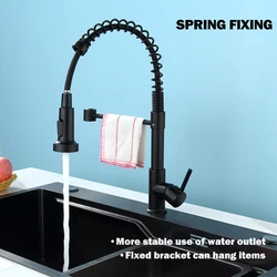 Keuken Pull Down Spring Gootsteen Kraan 360 Rotatie Warme Koude Mixer Kraan