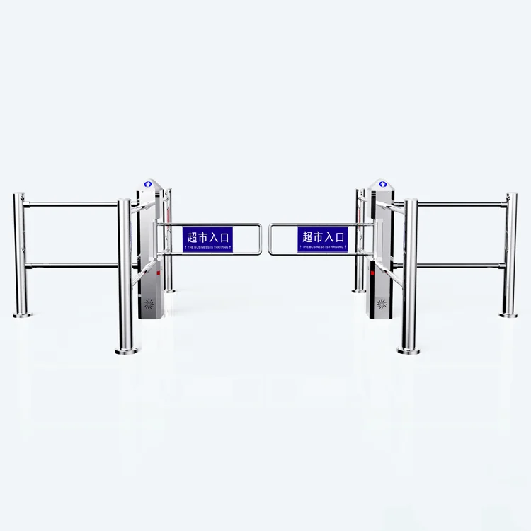 Automatisches mechanisches Schwenkschranktürtor mit Supermarkt-Sicherheitseingang und Sensor, elektrisches Drehkreuz-Schranktor