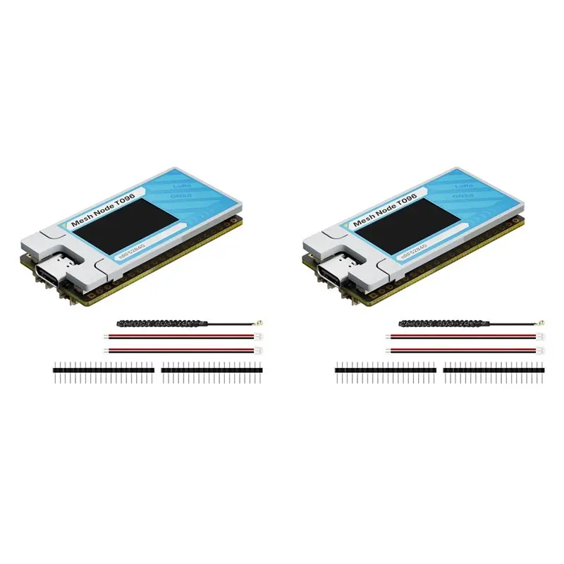 2X For Heltec Mesh Node T096 Devboard Meshtastic NRF52840 Tracker Lora Node SX1262 Bluetooth 863-928Mhz