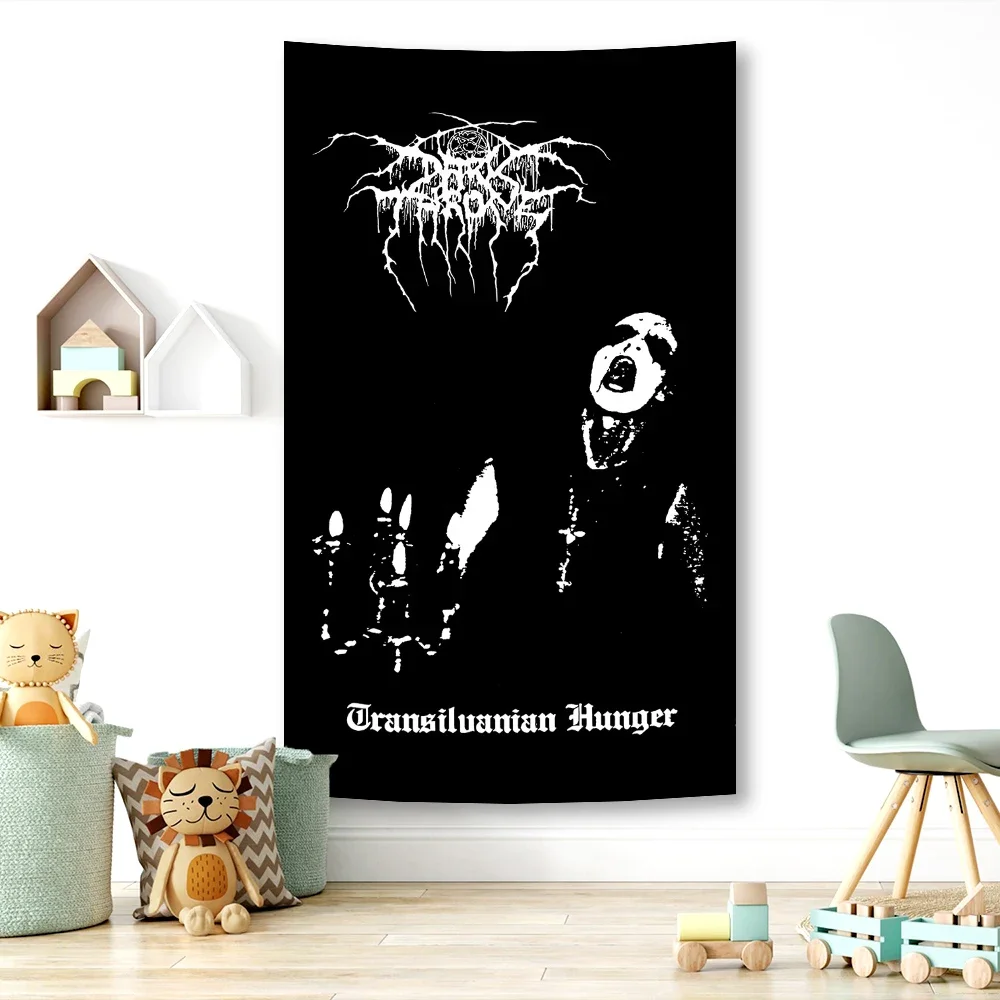 90X150Cm Darkthrone True Norwegian Black Metal Decoratieve Achtergrond Wandtapijt Voor Thuis