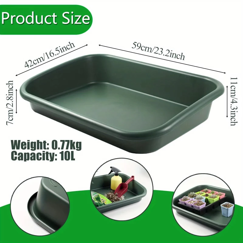 

Versatile Garden Nursery Planters, Litter Boxes, Pet Litter Boxes, Gardening Supplies For Indoor And Outdoor Gardens