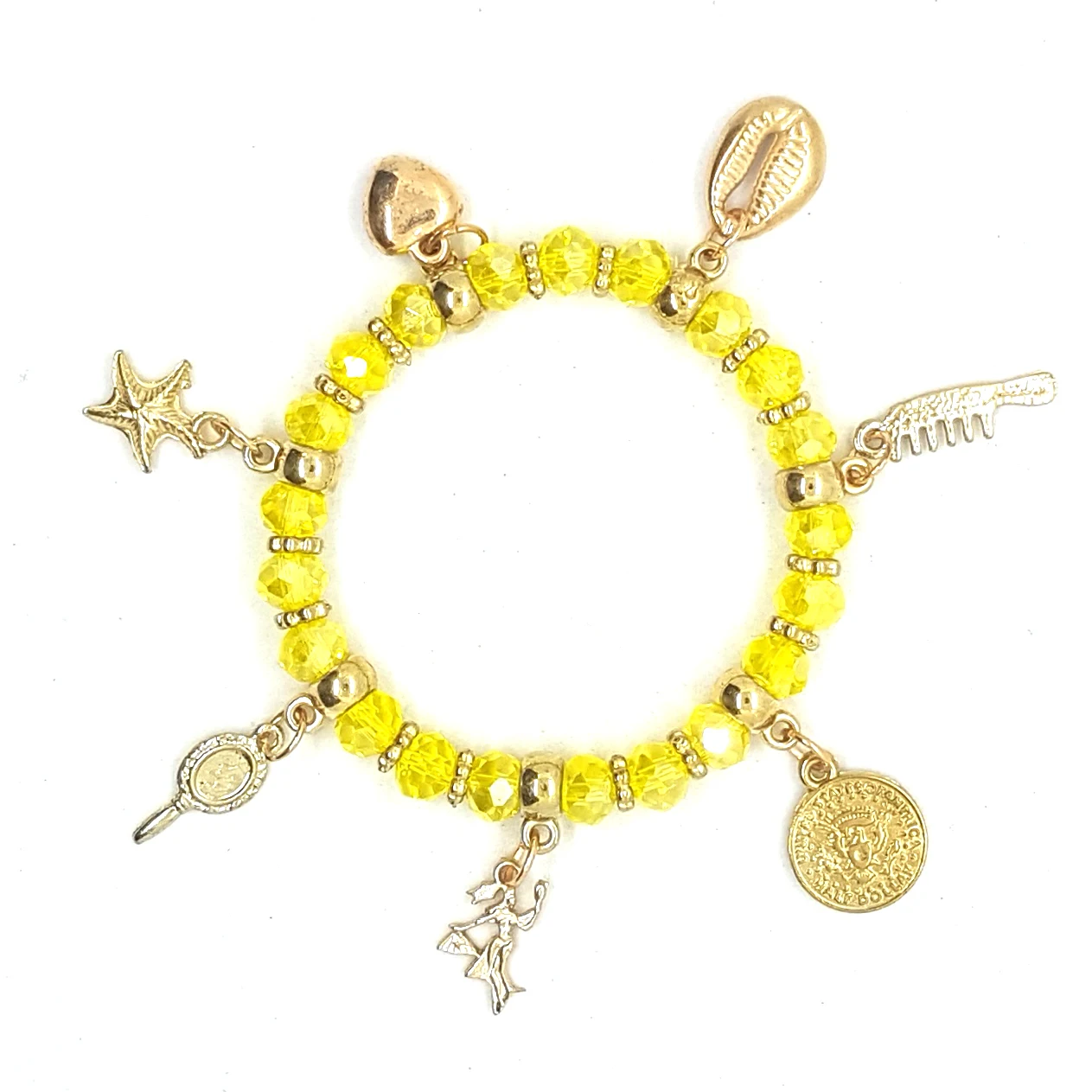 Oxum Orixás Umbanda Candomblé Adjustable Bracelet