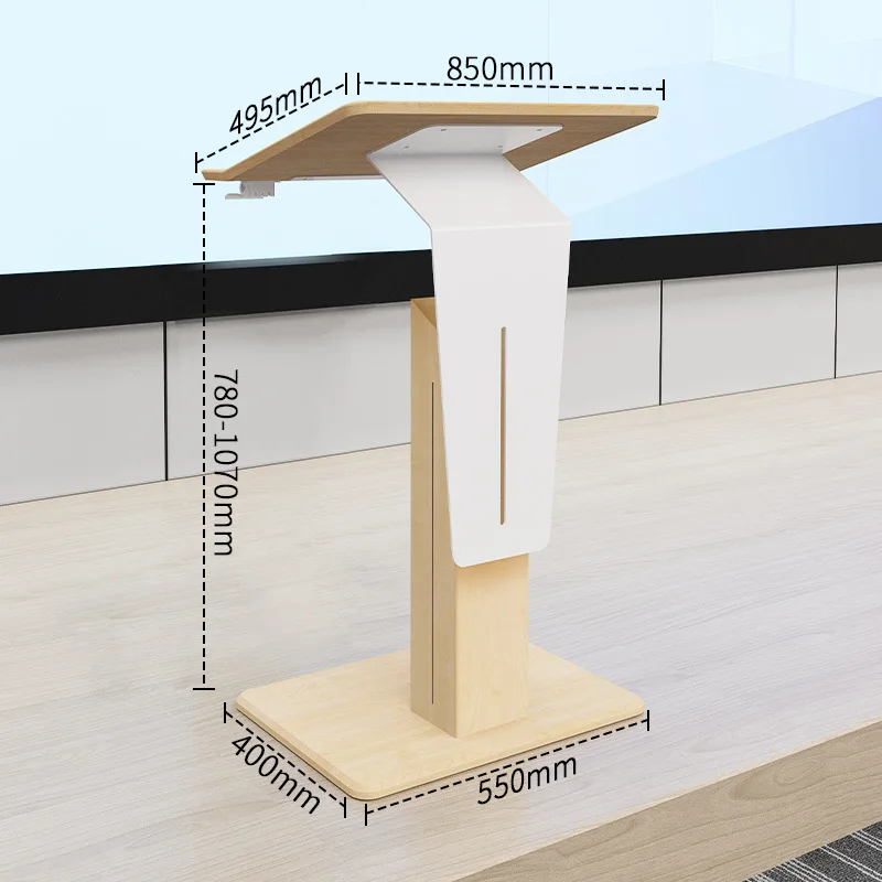 Liftable, lectern, lectern, welcome shopping guide, training, conference lectern, simple and modern leadership lectern