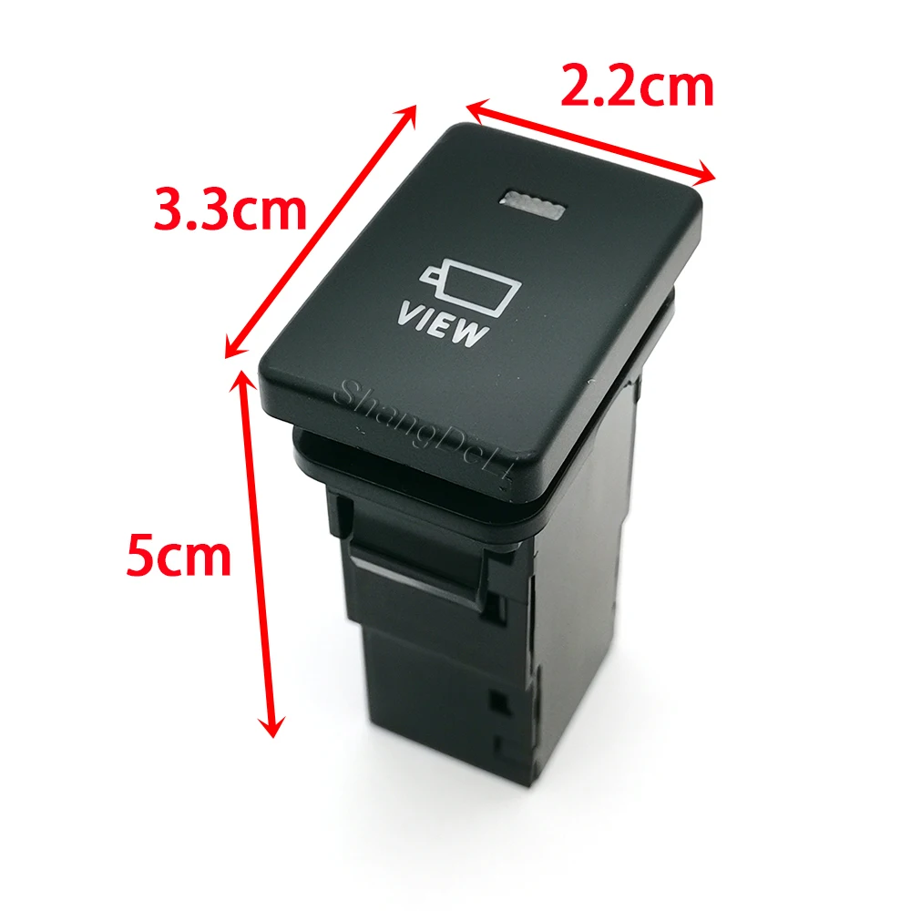1PC Key Switch LED Light View Switch Button With Cable For Toyota Camry Prius Corolla PRADO RAV4 Accessories