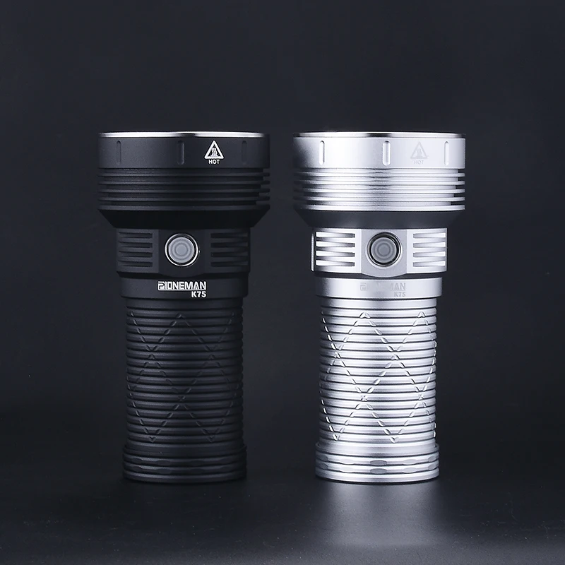PIONEMAN K75 Strong flashlight LEDx7 21700x3 Super bright outdoor portable flashlight
