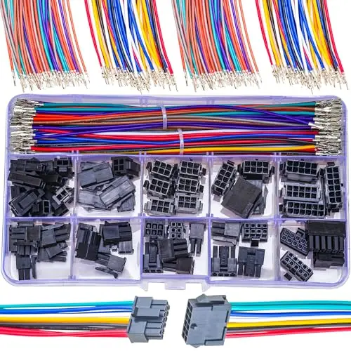 MX3.0 3.0mm Cable Connector Kit, Molex Micro-Fit 3.0mm Pitch tourts nucleo2 * 1/2/3/4/5/6Pin Male Femae (SH-MX3.0-Dual)