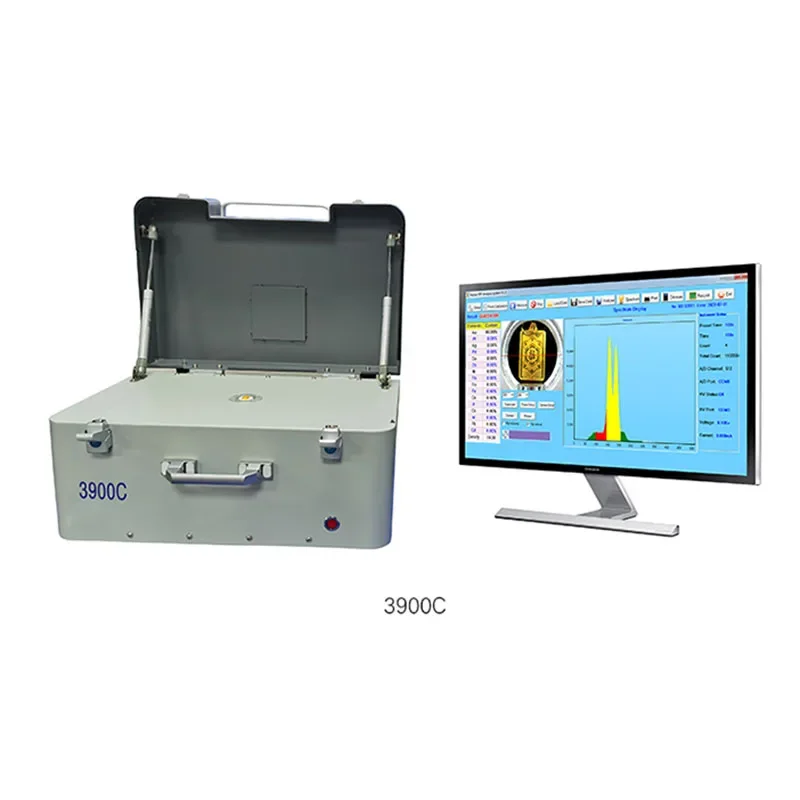 Fluorescence spectrum gold meter true and false detection precious metal element detector platinum silver copper gold content