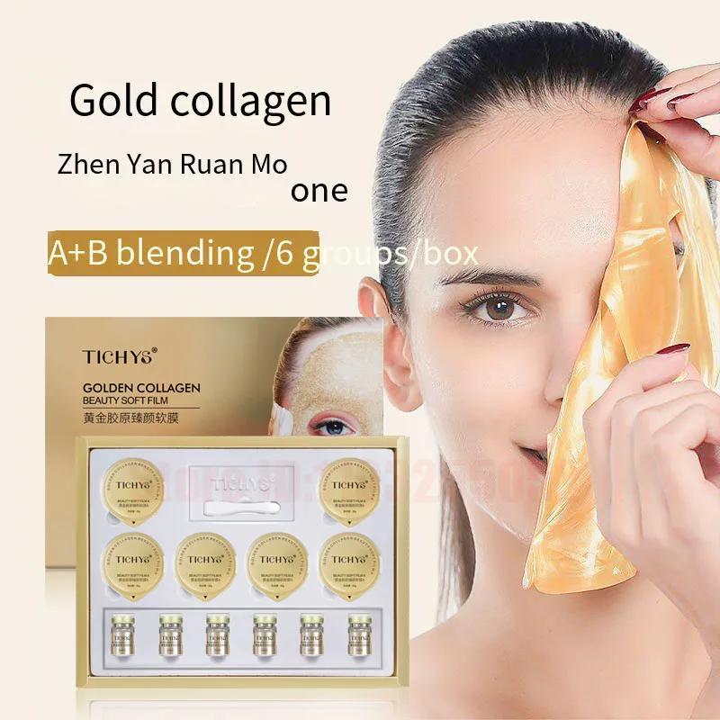 

Hydrating Whitening Brightening 24K Gold Soft Mask Collagen Hyaluronic Acid Jelly Mask Anti age Skin Care Korean Cosmetics