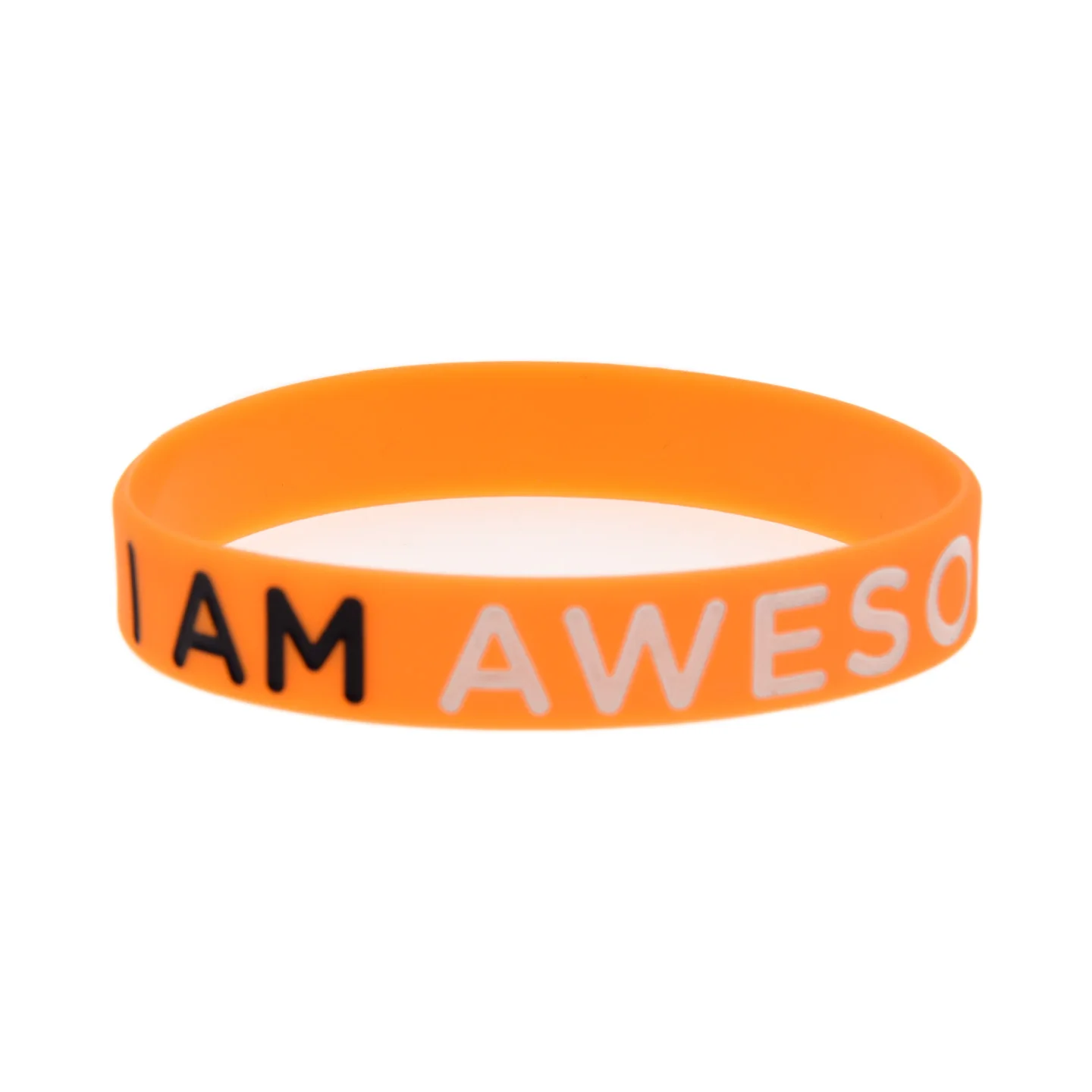50 Stück „ICH BIN WERTVOLL“ Silikon-Armband, Selbstakzeptanz-Motivationsarmband, 5 Farben, Unisex – Detail 8