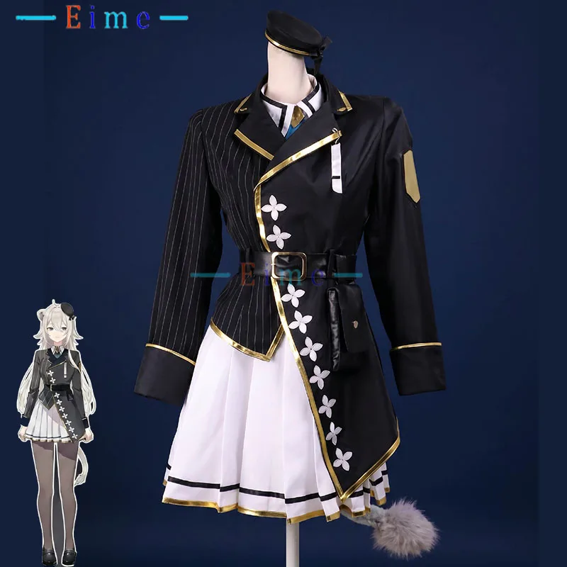 Costume de Cosplay Vtuber Shishiro Botan pour femmes, robe mignonne, uniformes scolaires, costume de jeu de rôle pour fête d'halloween, vêtements Anime sur mesure