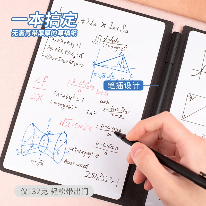 A4 Reusable Whiteboard Notebook Memo Book With Free With Eraser And Whiteboard Marker Weekly Planner Portable Notebooks CS-047