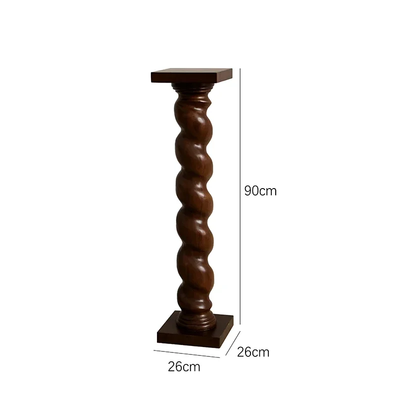 

French medieval base spiral sculpture
