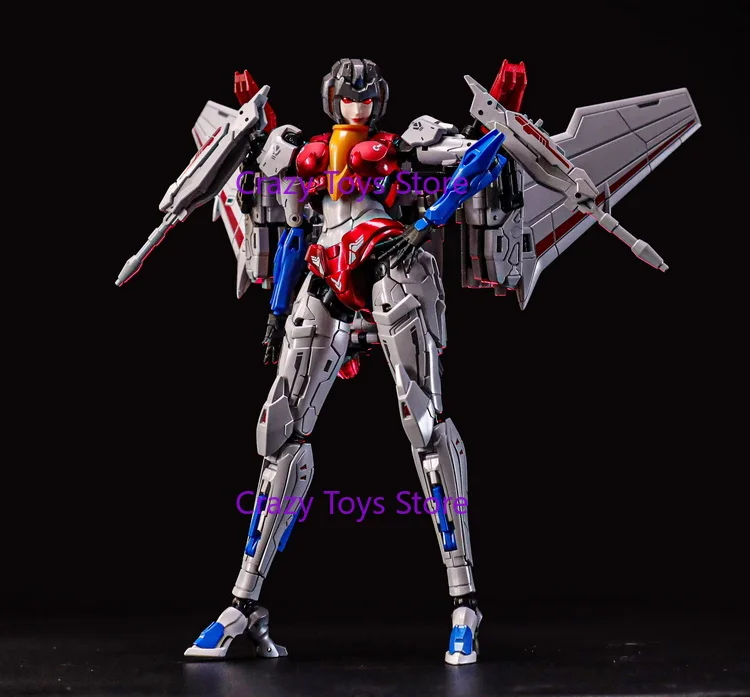 Em estoque espaço reforma CS-03 estrela rainha 19cm modelo kit brinquedo starqueen starscream figura de ação brinquedo presente colecionável