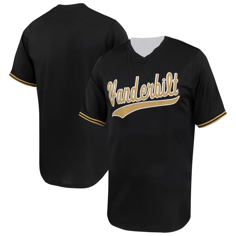 

“Vanderbilt Noir Glow 2025! Matte Black Base + Reflective Gold Stripes—Unisex Fit with Mesh-Vented Logo for Cool Summer Swagger!