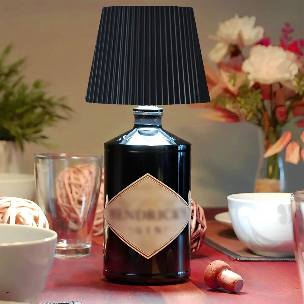 مصباح زجاجة لاسلكي 3 ألوان + RGB ضوء ليلي مزخرف يعمل باللمس مصباح LED للمكتب لتزيين غرف المعيشة والحفلات