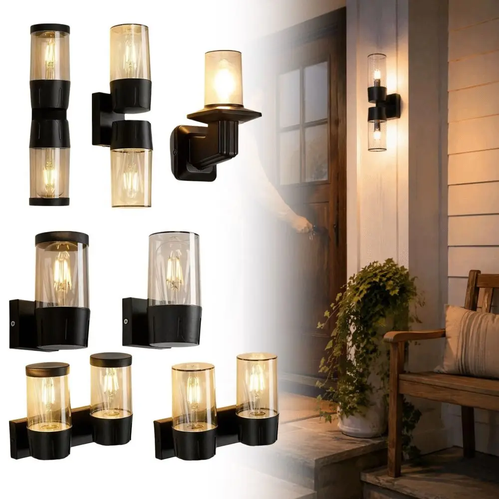 IP65 Waterproof Outdoor Wall Light Aluminum Material Simple Design Wall Light Cross-border Style New Chinese Style