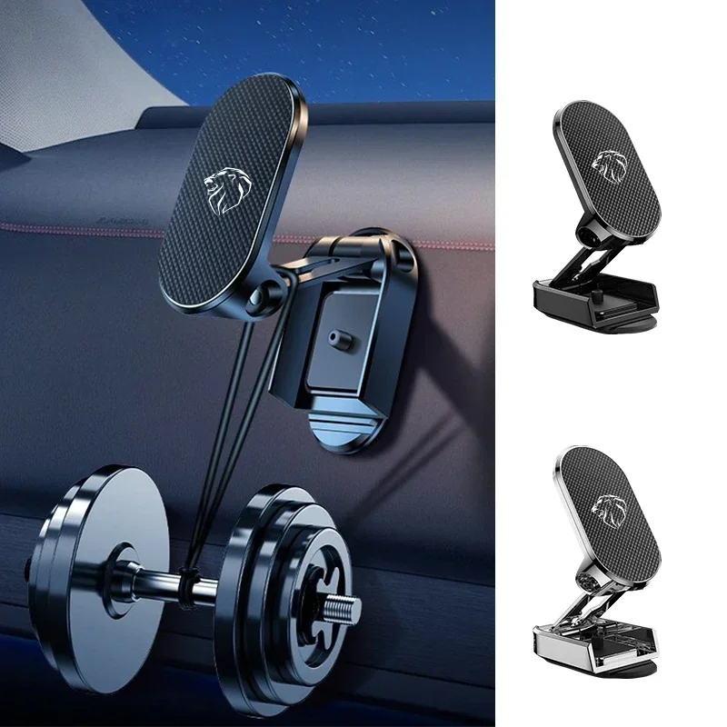 

Magnet Smartphone Support GPS Foldable Phone Bracket For Peugeot 407 508 2008 5008 307 308 3008 206 207 208 107 205 Accessories