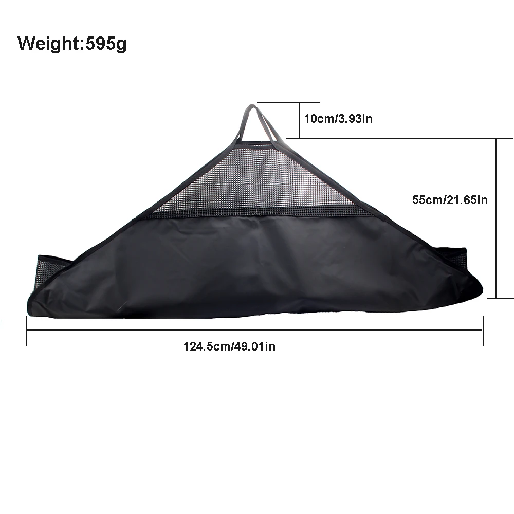 Fishing Tackle Accessories Bag Fishing Weighing Sling Bag With Ruler Graduated Scale Case Carp Coarse Heavy Duty Fish Weigh Bag