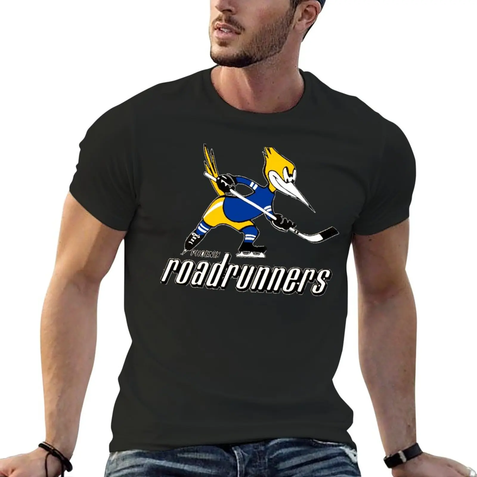 Phoenix Roadrunners WHA Hockey T-Shirt essential t shirt kawaii clothes summer clothes mens t shirt