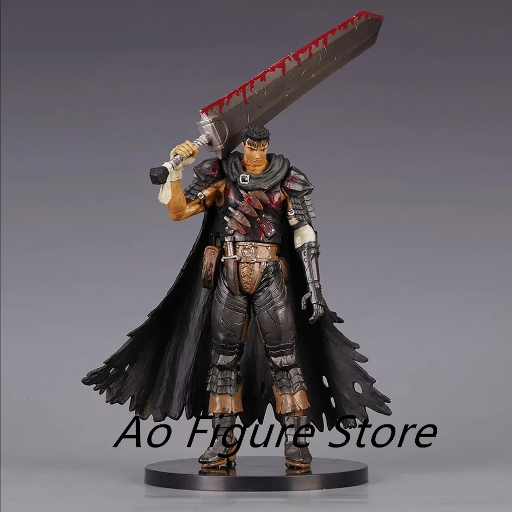 Berserk Guts Black Swordsman SH PVC Action Figure Anime Guts Figure Model Toys Collection Kids Doll Gift