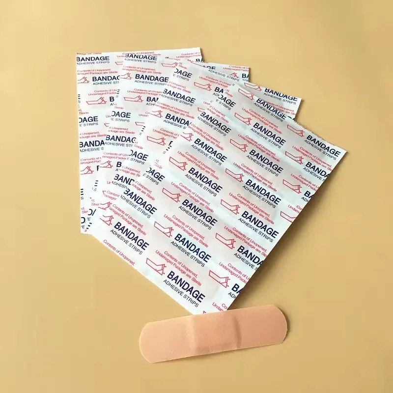 

10/30/50/70/90/120pcs Strips Band aid PE Waterproof Bandages Adhesive Bandages First Aid Kit