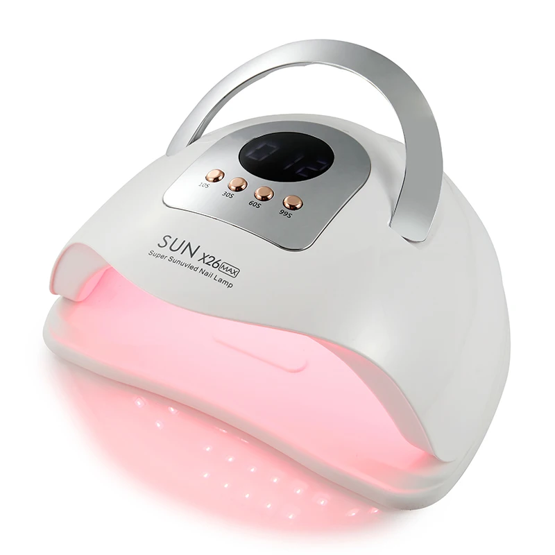 New 81 LEDs UV LED Light Dryer for Nails Gel Polish with LCD Display Screen Auto Sensor Professional Nail Light 4 Timer Setting