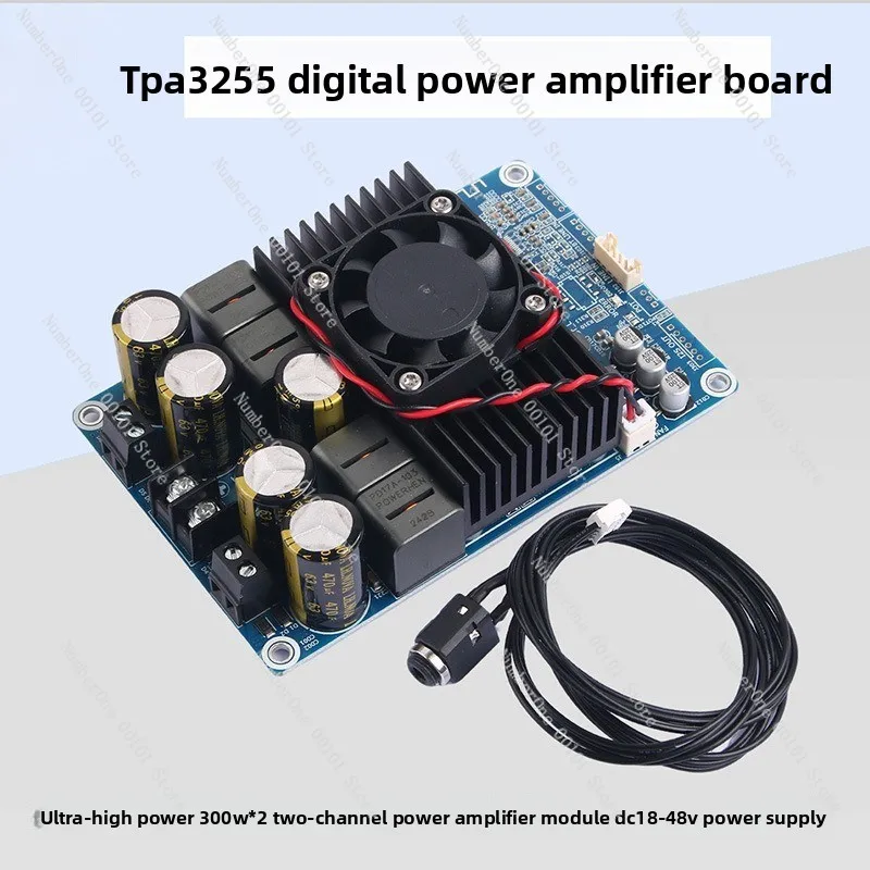 tpa3255-high-power-two-channel-2x300w-stereo-audio-amplifier-hifi-digital-power-amplifier-board